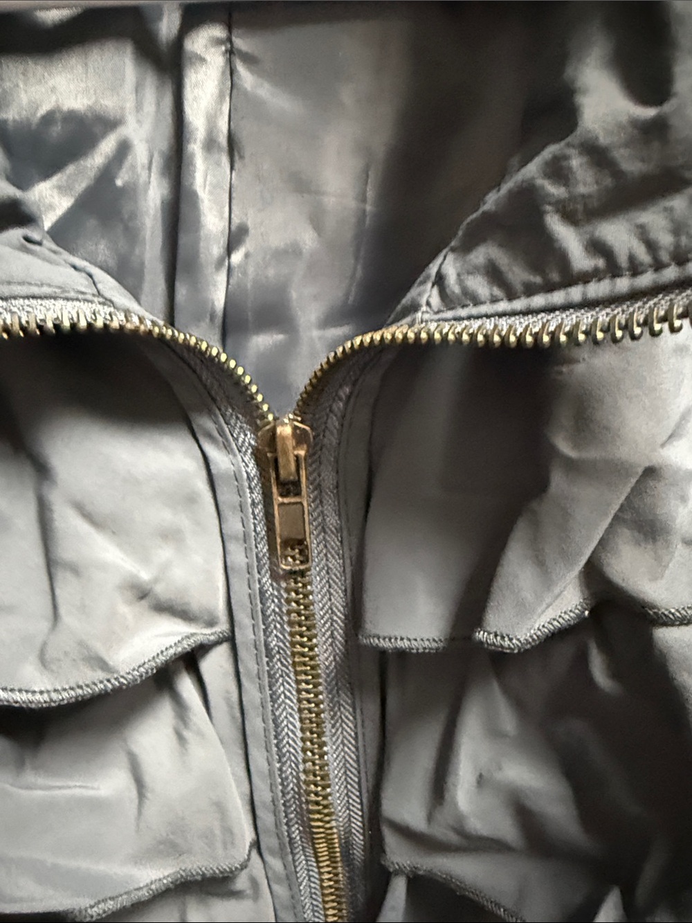 Luii Ruffle Front Full Zip Jacket - Picture 3 of 7